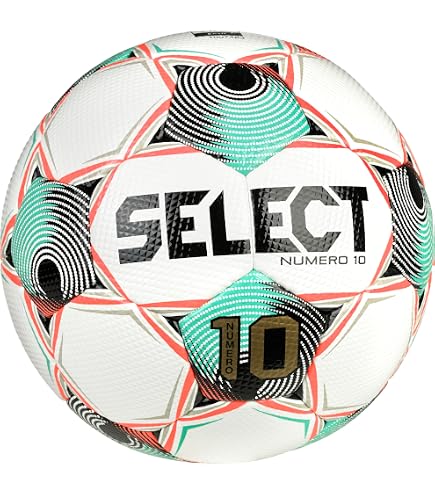 Amazon.com : Select Numero 10 Turf Match Soccer Ball, White/Orange